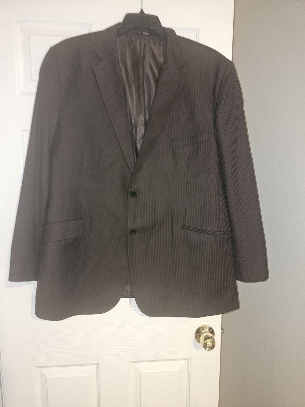 STATEMENT Italy 3- Piece Men's Brown Patterned Suit Jacket